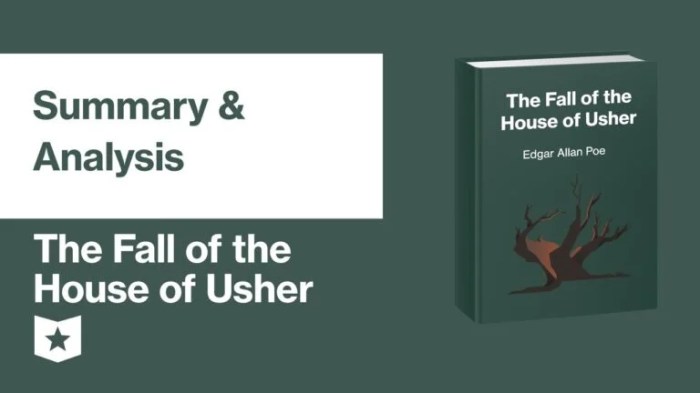 Gloomy mood in the fall of the house of usher